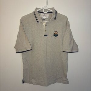 Disney Tigger Gray Polo Shirt Classic Style